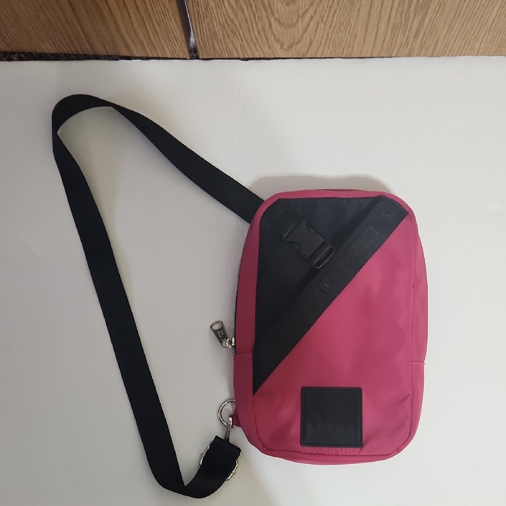 Steve Madden Fushia/magenta Bida Sling Crossbody Mini Backpack
